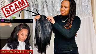 Insta-Scammed By A Wig Company #Unboxing | Fake Luvme Hair Instagram Ad Scam #Storytime