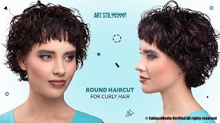 Round Haircut For Curly Hair