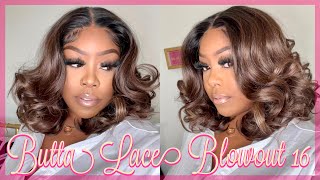 Gorgeous Layered Voluminous Curls Under $50 | Butta Lace Blowout 16  | Wigtypes.Com