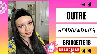 Outre Slip Free Velvet Headband Wig Bridgette | Easy Put On & Go Hair | Great For Beginners