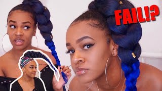 Jumbo Ombre Braid Ponytail Fail!? | Trial And Error