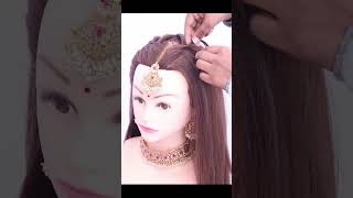 Ponytail Hairstyle | Open Hairstyle For Ladies | Beautiful Hairstyle Long Hair