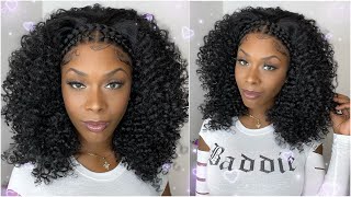 Outre Pre-Styled Synthetic Hd Lace Wig - Halo Stitch Braid 18 (13X2 Lace Frontal)
