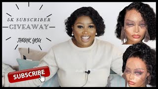 5K Subscriber Giveaway! Curly Pixie Wig