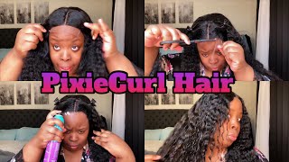 The Best Low Maintenance & Super Affordable Deep Wave Hair Feat Pixie Curl Hair