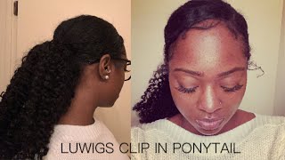 Amazon Review | Luwigs 3B/3C Kinky Curly Clip In Ponytail