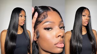 Detailed Step By Step 13X6 26Inch Amazon Wig Install | Bleaching, Plucking, Dying & Install *Melted*