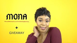 Sensationnel 100% Human Hair Empire Wig - Mona +Giveaway --/Wigtypes.Com