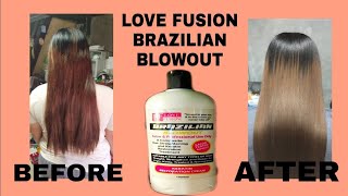 How To Fix Dry Hair Using Brazilian Blowout Love Fusion By Denzel Ace Garcia