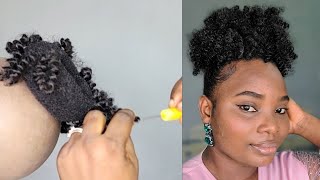 Diy Afro Twist Bun. How To Make Your Own Afro Twist Ponytail