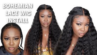 Omg!!! My Favorite Bohemian Wig Style | Feathery Flow 5X5 Lace Wig Ft. Gorgius
