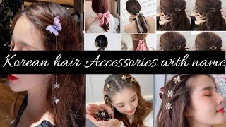 Korean Hair Accessories With Name /Hair Accessories With Name/ Be Gorgeous
