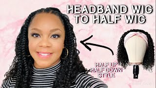 Recycle Your Headbang Wig | Headband Wig To Half Wig
