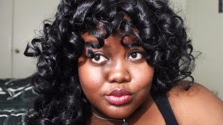 How To: Curl Synthetic Hair | Aliexpress Lace Wig