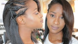 Back To School Hairstyle For Relaxed Hair