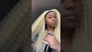 Super Soft 613 Blond Curly Lace Wig Install Cheap Price And Easy Slay Done