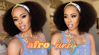 Easy Peasy! 4C Afro Kinky Curly Texture *No Lace No Glue* Beginner Friendly Feat. Wowigs