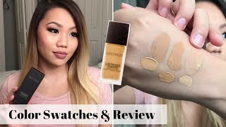 Laura Mercier Flawless Fusion Longwear Foundation Review & Color Swatches | Oily Skin 2W2