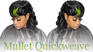 Quickweave Mullet Removable Wig