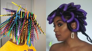 Natural Hair Roller Set Hairstyles Compilation | Melanin Hairstyles