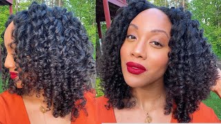 Easy Flexi Rods On Natural Hair  Heatless Curls For Natural Black Hair