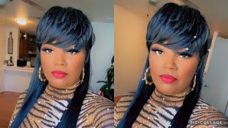 From This To That $18.99 Amazon Mullet Wig #Freaknikready Watch Me Style It My Way