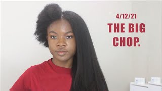 Big Chop On Waist Length Relaxed Hair. Why I Did It.