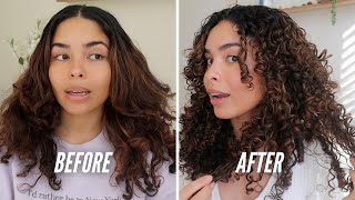 How I Bring My Curls Back To Life + Testing A New Styling Method!