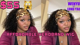 Curly Headband Wig From Amazon || Wenyu Hair