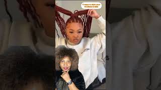 How To Style Your Knotless Braids #Knotlessbraids #Howto #2023 #Hairstyle #Youtubeshort #Shorts