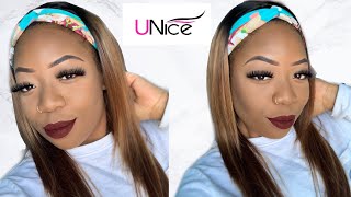 A Honey Blonde Must Have! | Ft Unice Hair Headband Wig