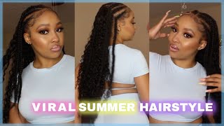 Viral Summer Hairstyle | Super Affordable Feat. Sams Beauty