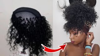 How To: Diy Curly Headband Wig Using Multi | Crochet Wig Using Xpression Multi | Belle_Graciaz