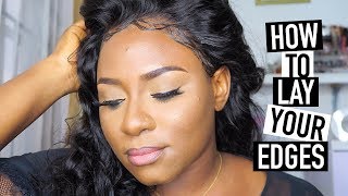 How To Lay Your Edges On A 360 Lace Wig Ft Superb Wigs