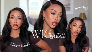 Fresh Sew In?Clean,Natural , No Baby Hair Install- Ft Tinashe