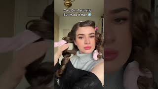 Cold Girl Aesthetic Heatless Blowout | Winter Hair Trends