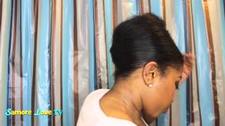 Natural Hair 101 | How To Doobie / Wrap  Straight 'Natural Hair' Super Easy
