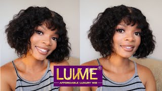 Hair Installation: 8" Short Cut Loose Bob With Wispy Bangs Ft @Luvmehairofficial | Ahlume Mqonc