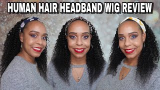 Amazon Human Hair Curly Headband Wig Ft Fashion Plus | Jackienaturals