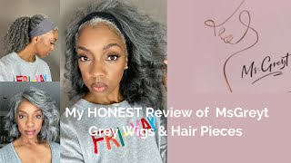 My Honest Review Of Msgreyt Grey Wigs & Hair Pieces
