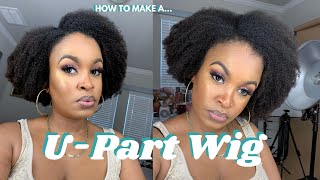 U-Part Wig For 4C Hair
