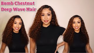 *Must Have* Fall Hair | Chestnut Brown Deep Wave Install | Luvme Hair Review