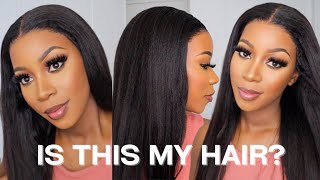 Wigs For Black Women | Wig Kinky Straight | Luvme Hair Review | Luvme 4C Edge