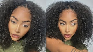No Leave-Out Needed! Flawless V-Part Wig Installation Ft. Curls Curls | Petite-Sue Divinitii