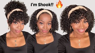2 In 1 Headband Wig | No Lace |No Glue| Grow Your Natural Hair!!| Ft. Best Lace Wigs
