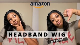 Honest Headband Wig Review From Amazon