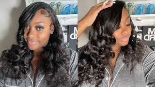 Glue-Less No Part Frontal Wig Install Ft. Luvme Hair