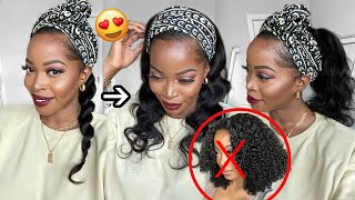 The Perfect Affordable Headband Wig If You Don'T Like Curly| No Glue No Gel Ft Beautyforeverhai