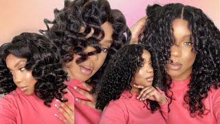 Battle Of The Curly Wigs | Water Wave Vs Deep Wave Curls | Simone Chanel