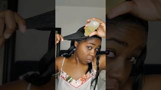My Hot Oil Routine For Relaxed Hair | Denaj